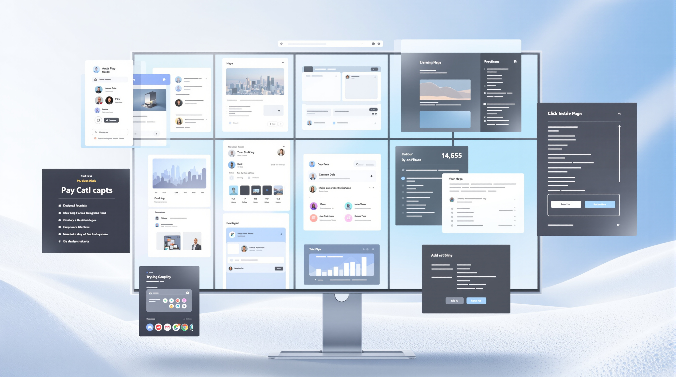CMS platform comparison visualization